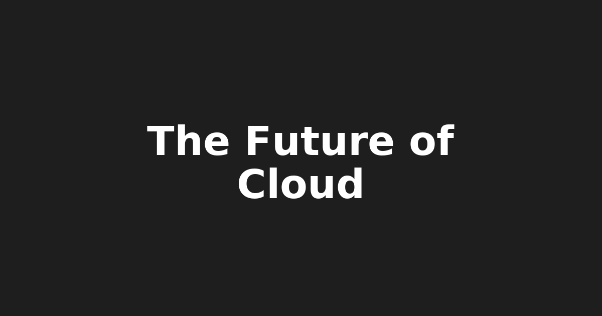 Embracing Serverless Computing: The Future of Cloud Development