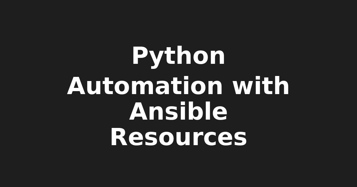 Mastering Ansible for DevOps: Simplify IT Infrastructure with Python